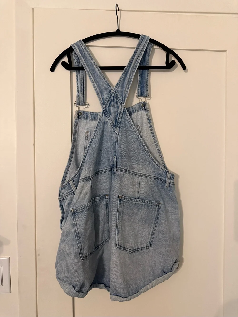 Free People Ziggy Denim Overall Shorts